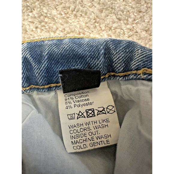 SHEIN Women’s Blue Denim Midi Skirt Size Small US4 High Waist 5 Pocket Casual - Picture 2 of 8